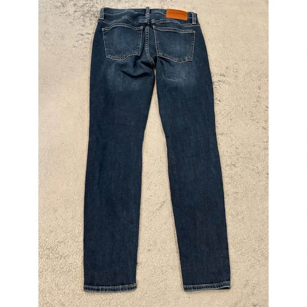 Lucky Brand Ava Mid Rise Skinny Jeans Dark Wash Denim Womens 4/27 R